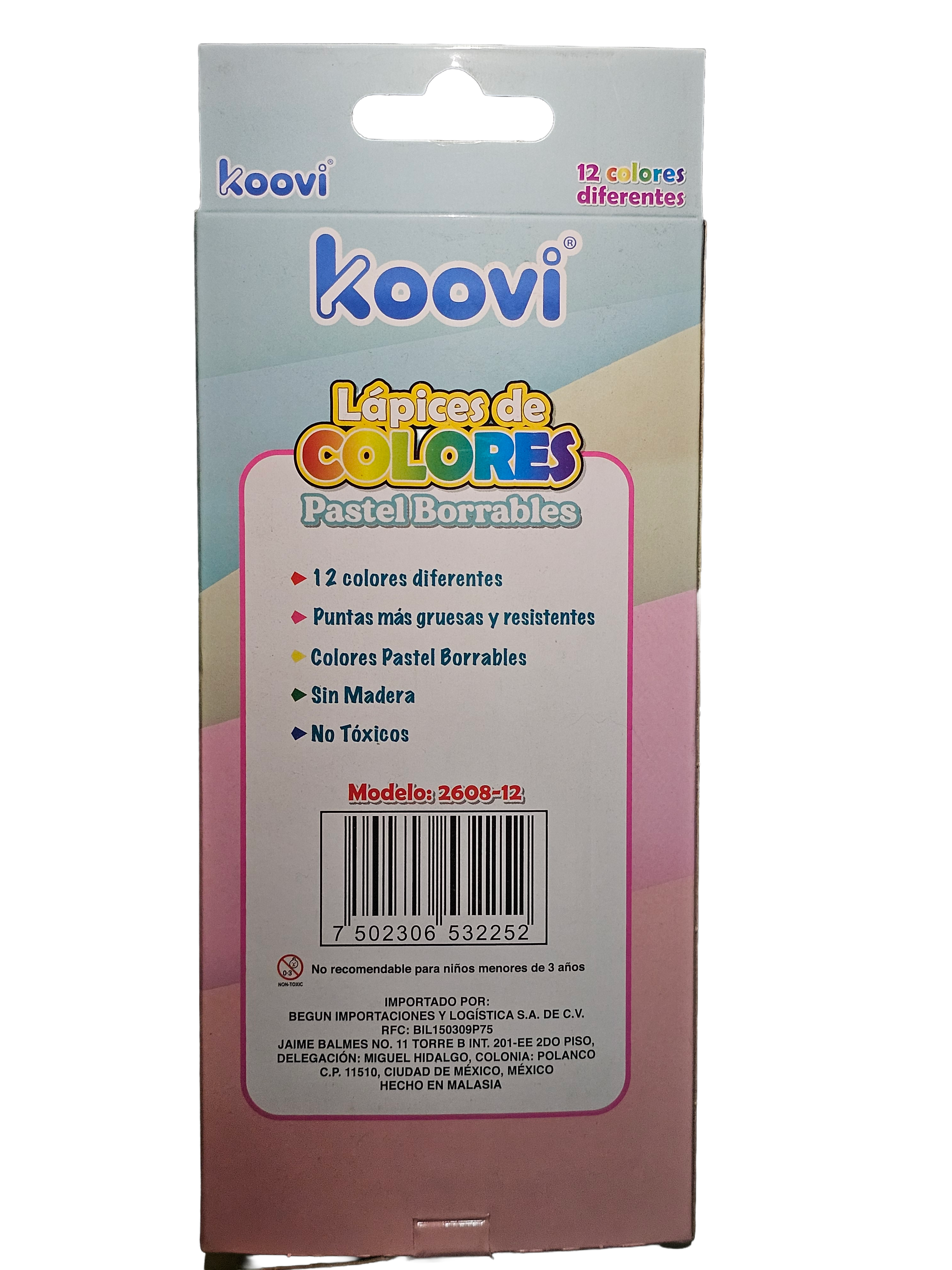 Colores pastel borrables