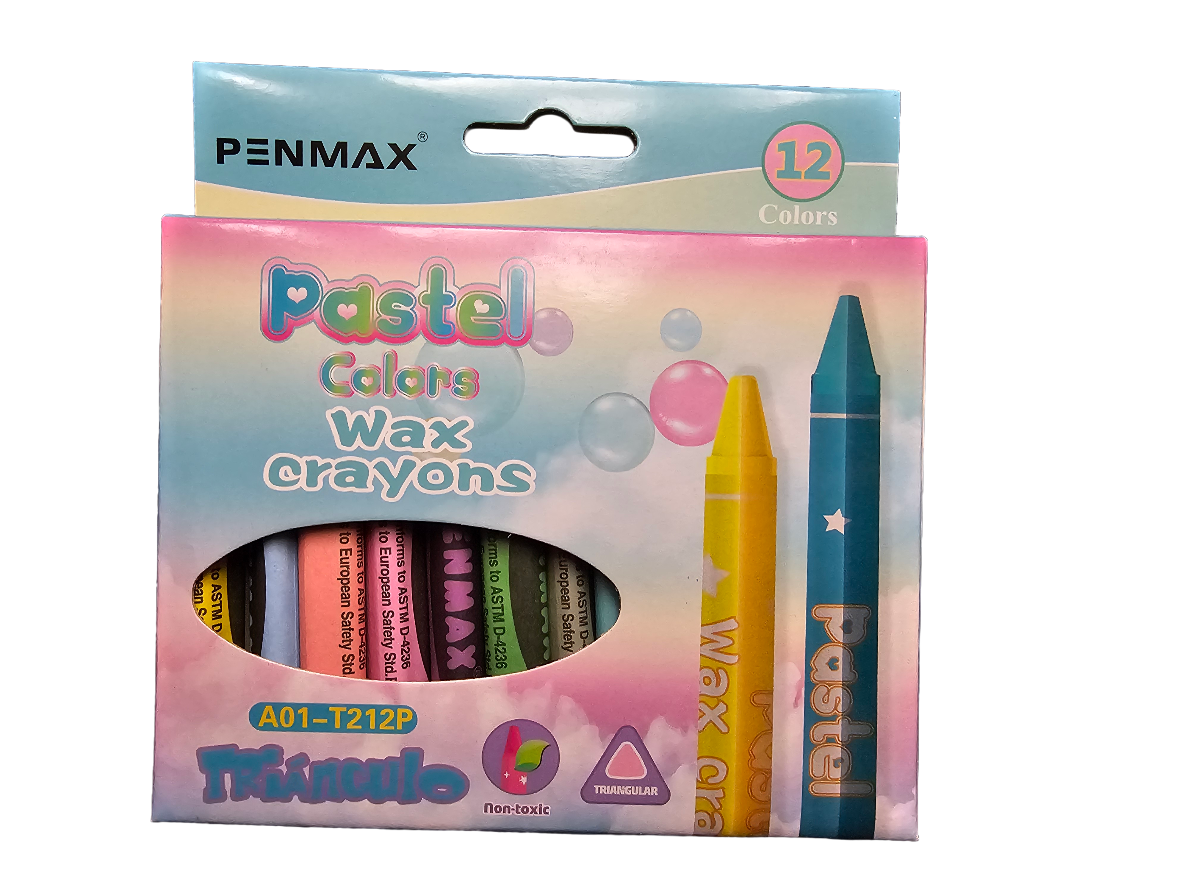 Crayones de cera pastel