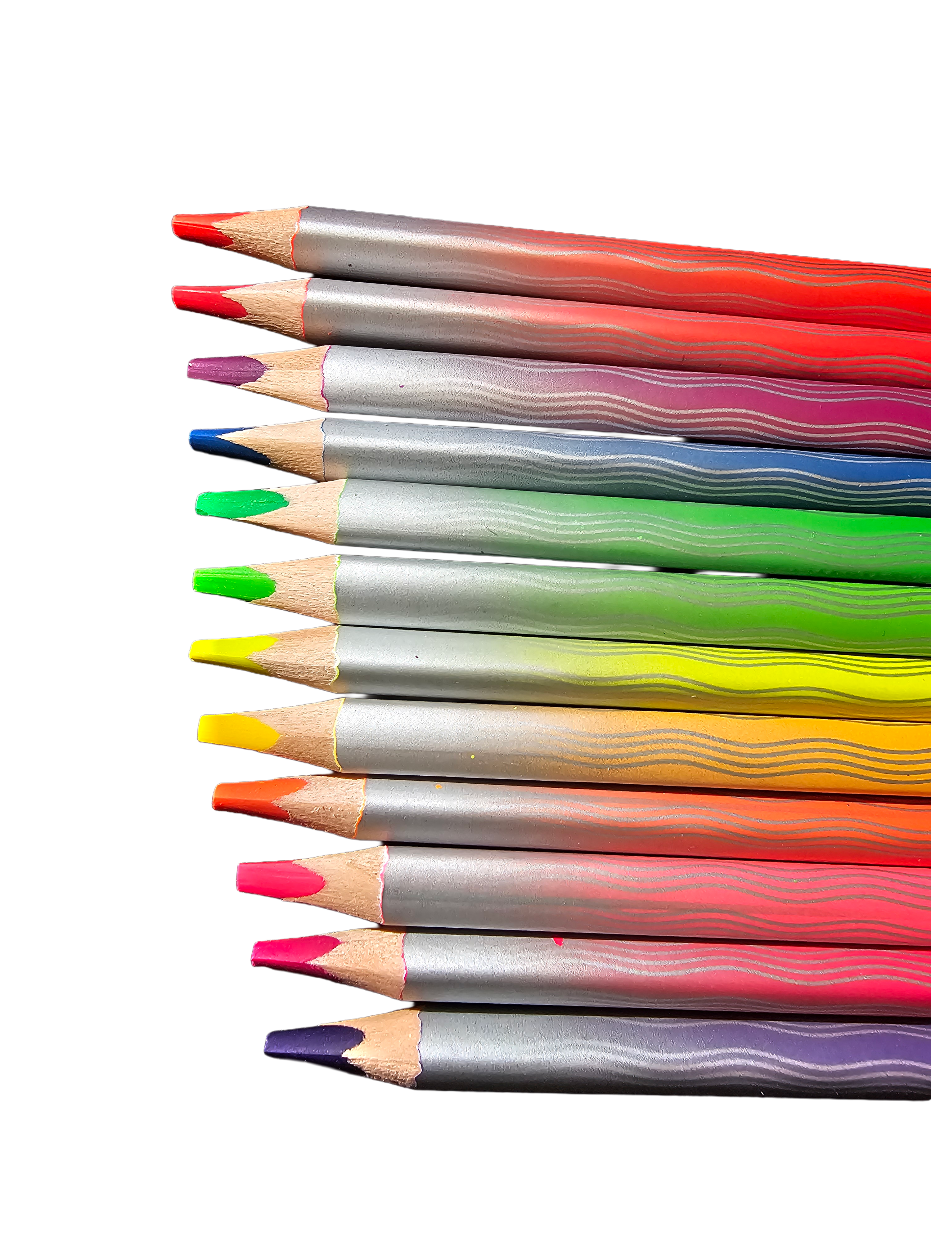 Lápices de colores neón