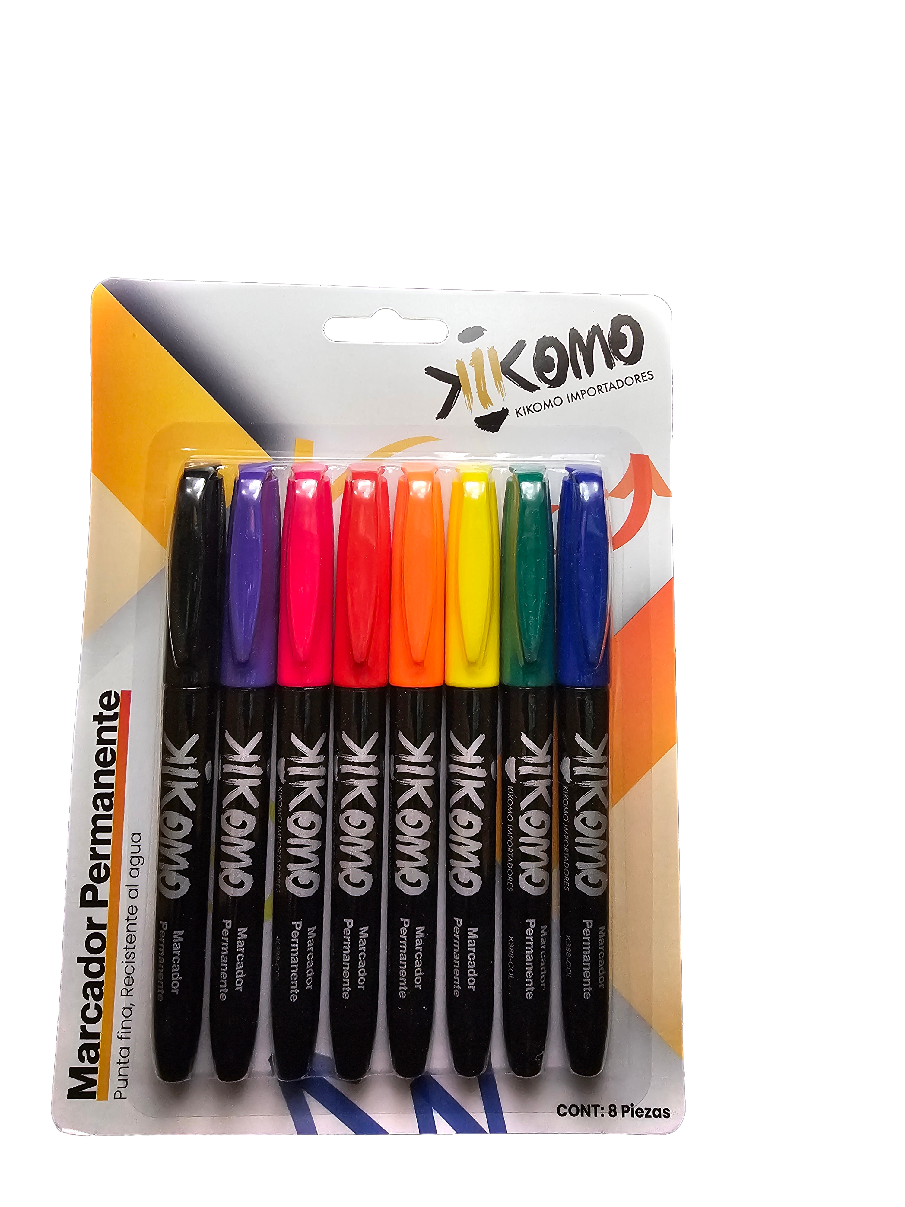 Marcadores Permanentes Kikomo 8 colores