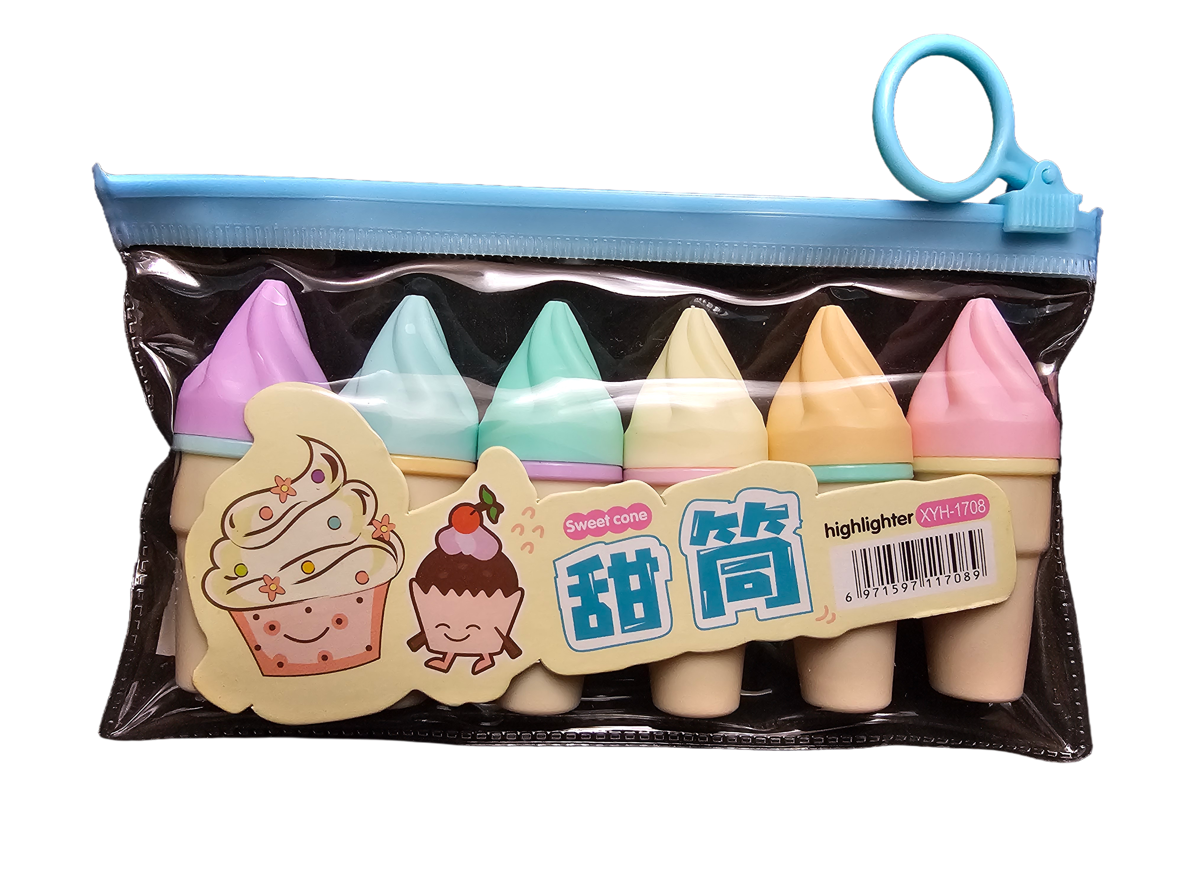 Set de marcadores fluorescentes