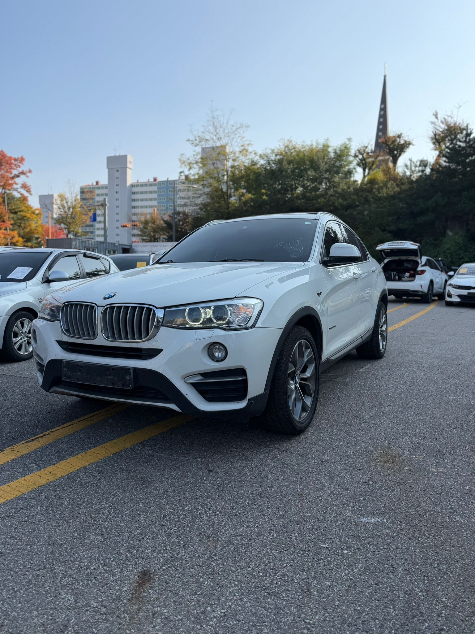 BMW X4 2015 White 4WD Full Option