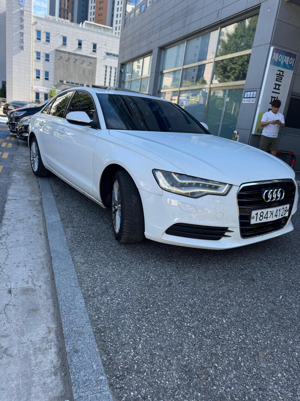 2015 Audi A6 – Full Option Limited | 2.0 Gasoline | White | Auto Parking & Trunk