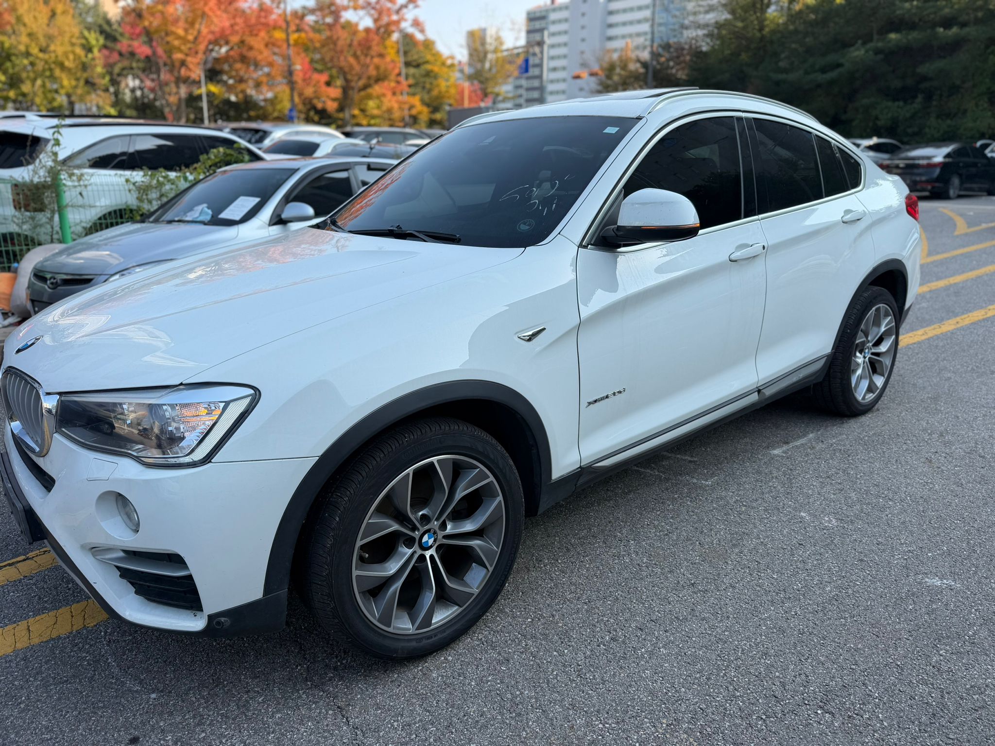 BMW X4 2015 White 4WD Full Option