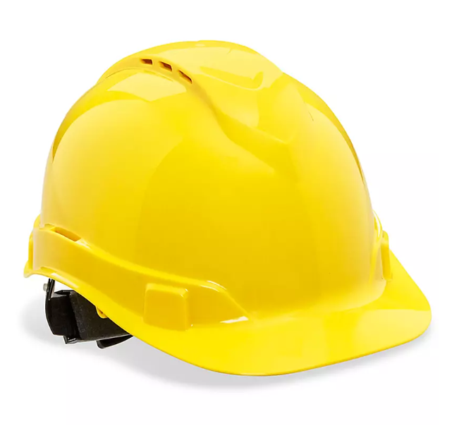 Yellow Construction Safety Helmet