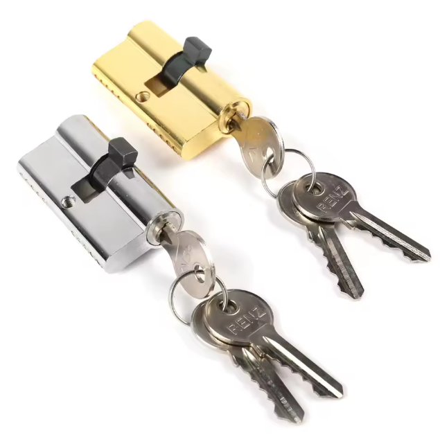 Cylinder Door Lock with Keys
