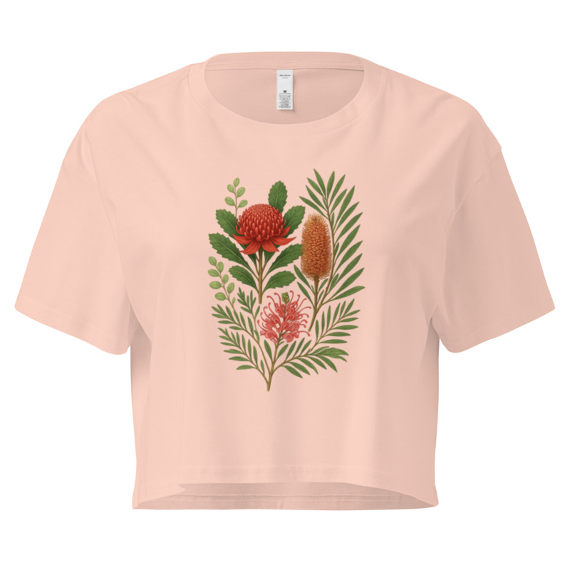 Women’s printed crop top