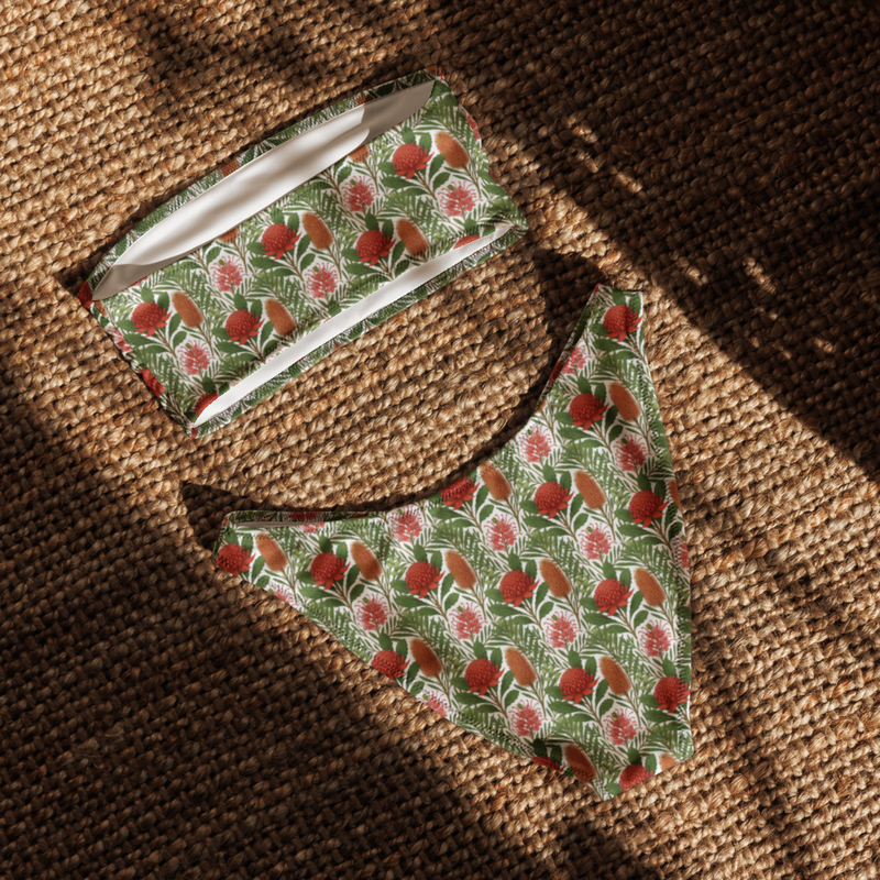 Bandeau printed bikini