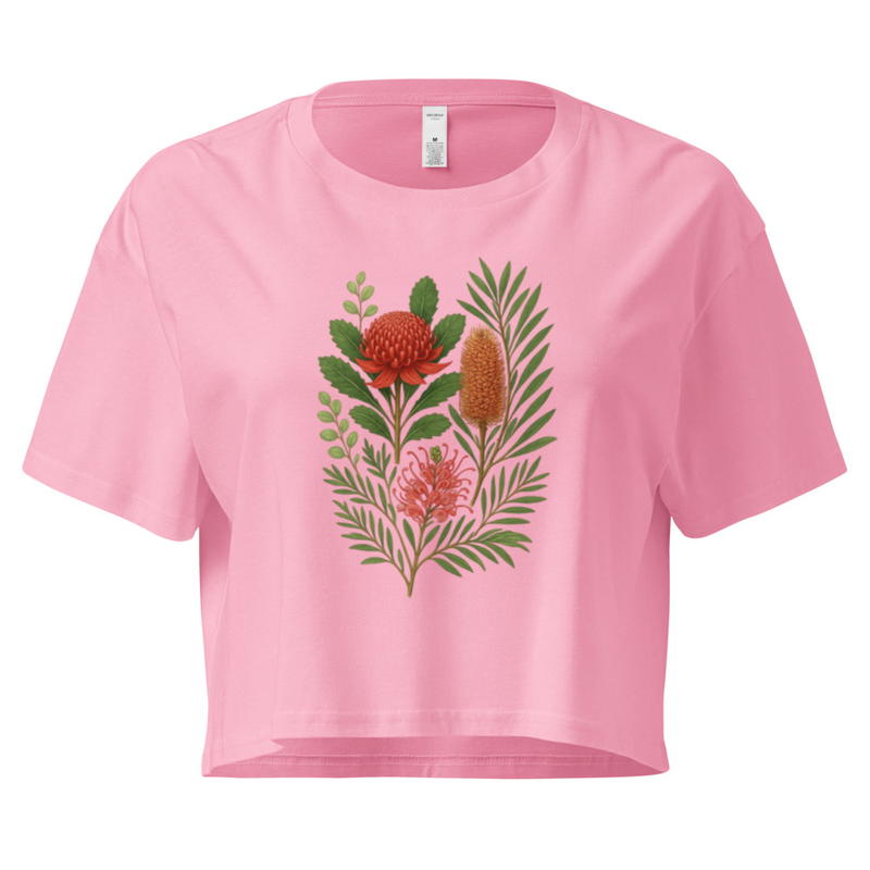 Women’s printed crop top