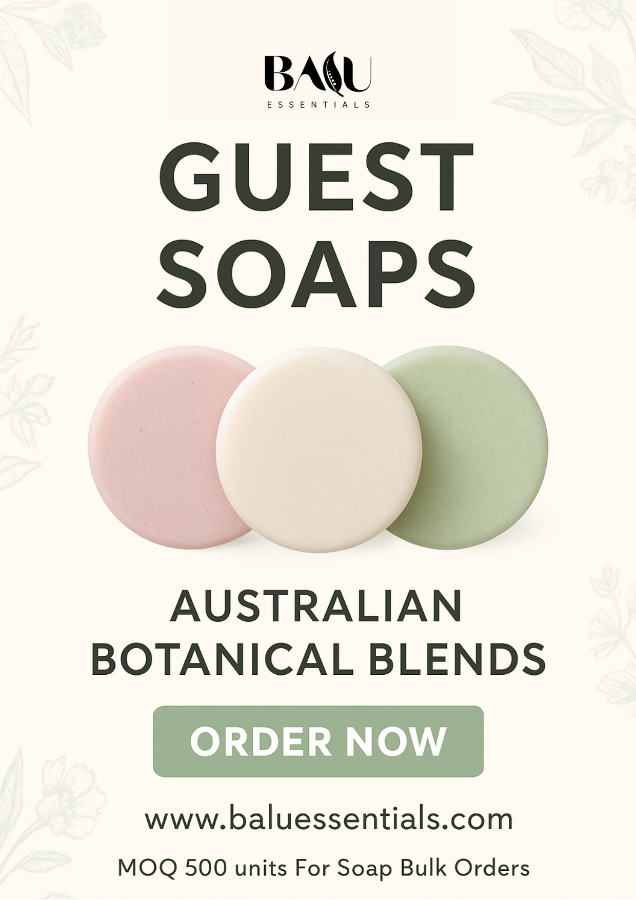 BALU Essentials Hotel & Amenities Mini Soaps 