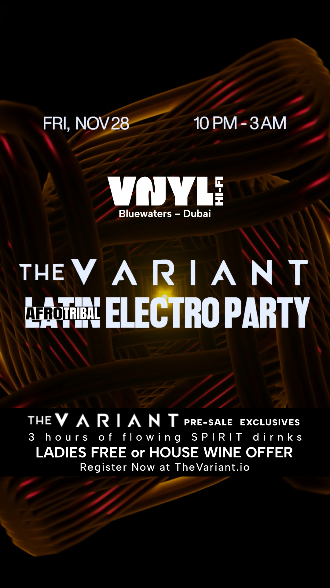 Latin-Afrotribal Electro Party (VIP table)