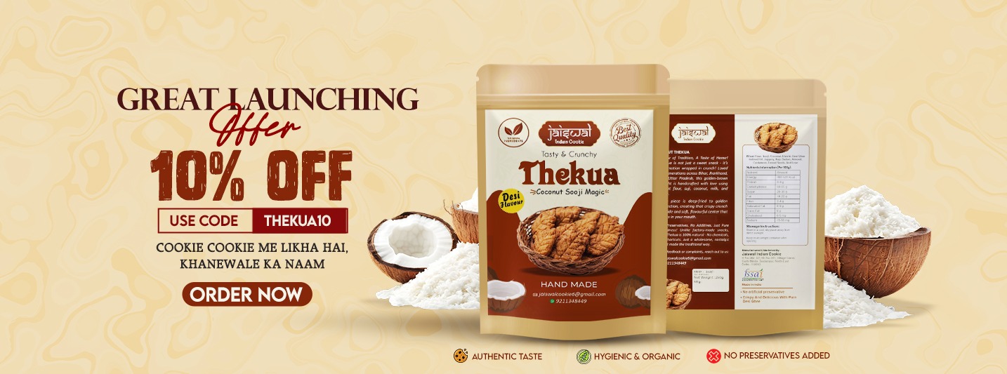 Thekua Cookie Coconut Sooji magic