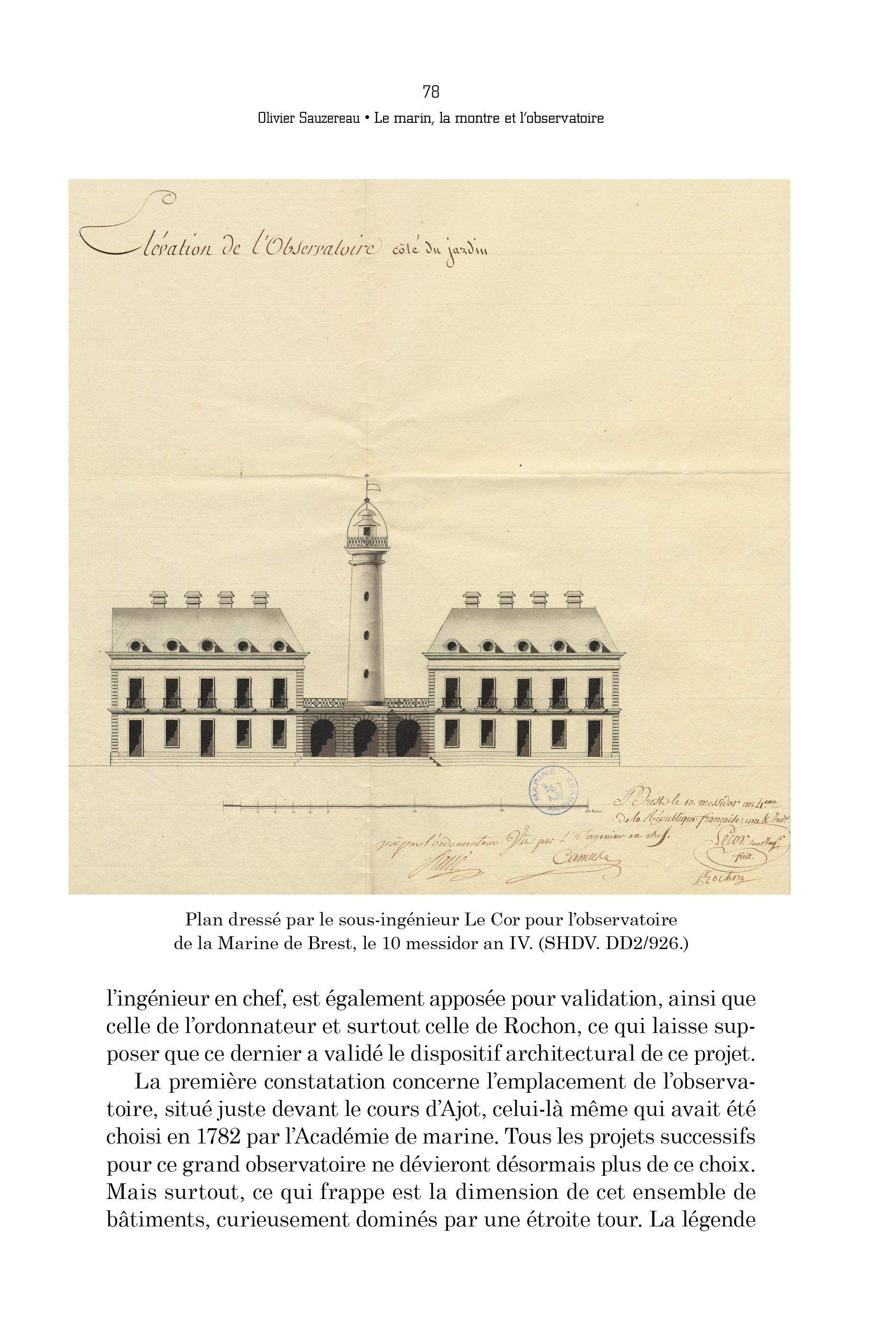 Olivier Sauzereau, Le marin, la montre et l'observatoire