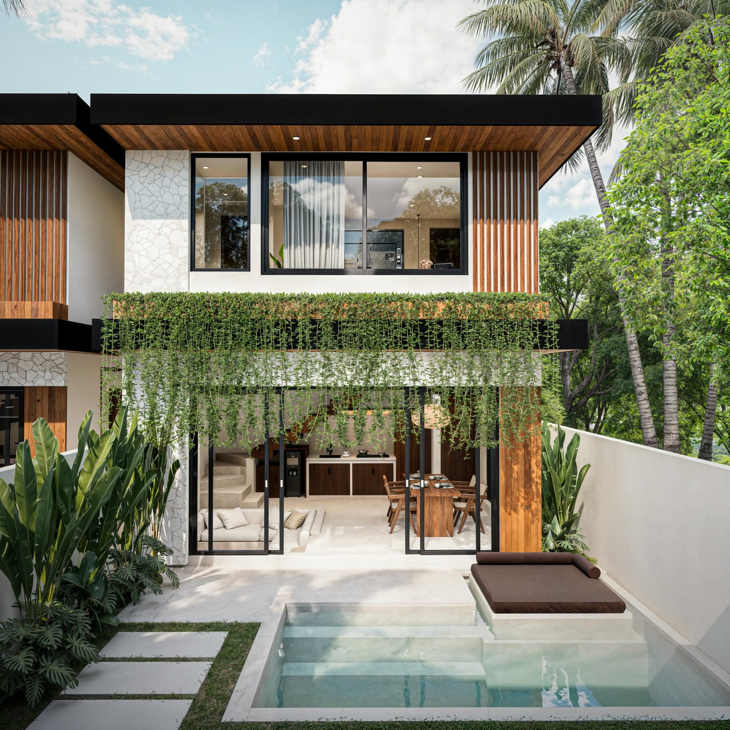 SHORT DISTANCE TO THE BEACH 1-2 BEDROOM VILLA FOR SALE LEASEHOLD IN CANGGU