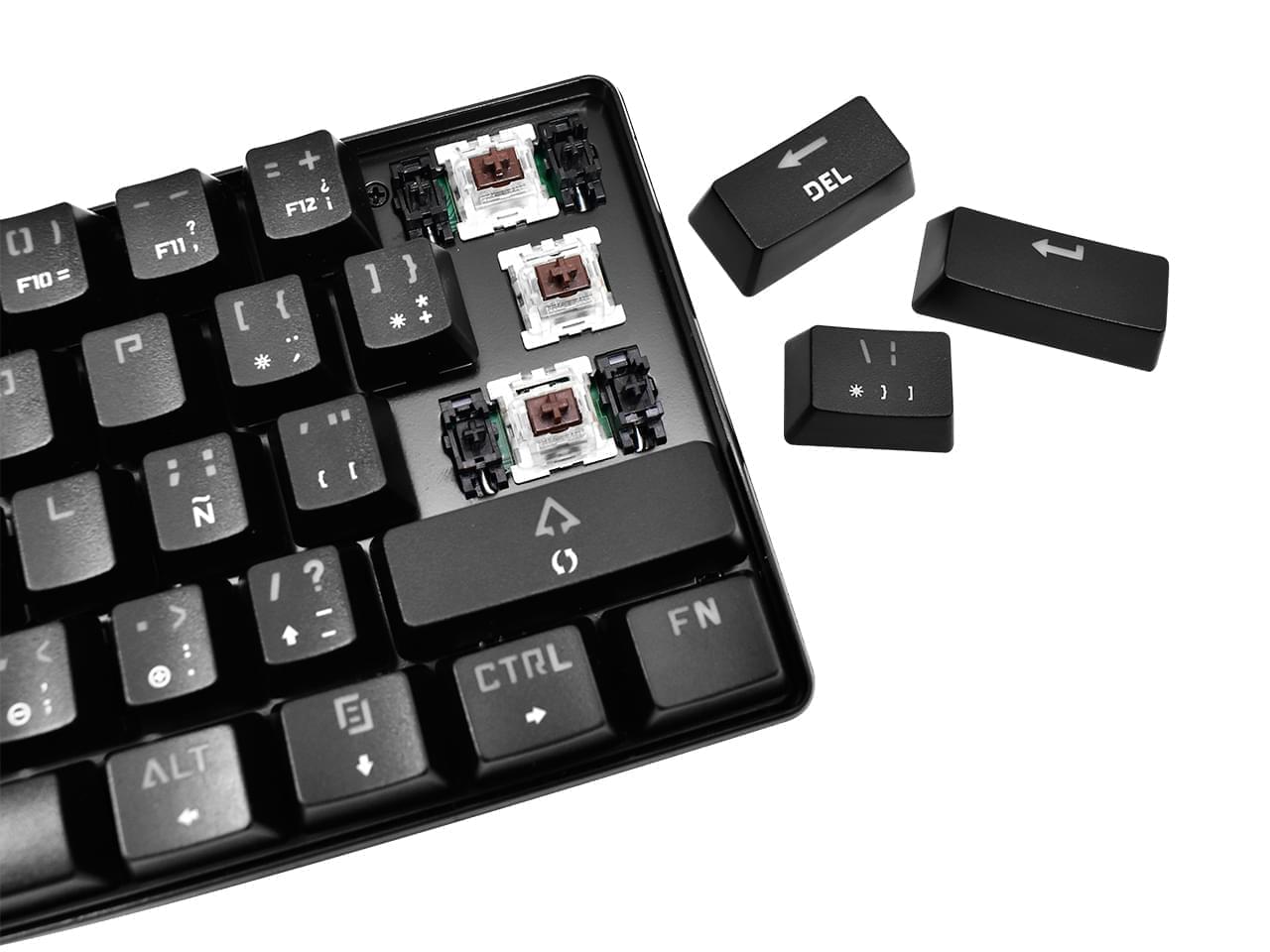 TECLADO GAMER NISUTA RGB MECANICO