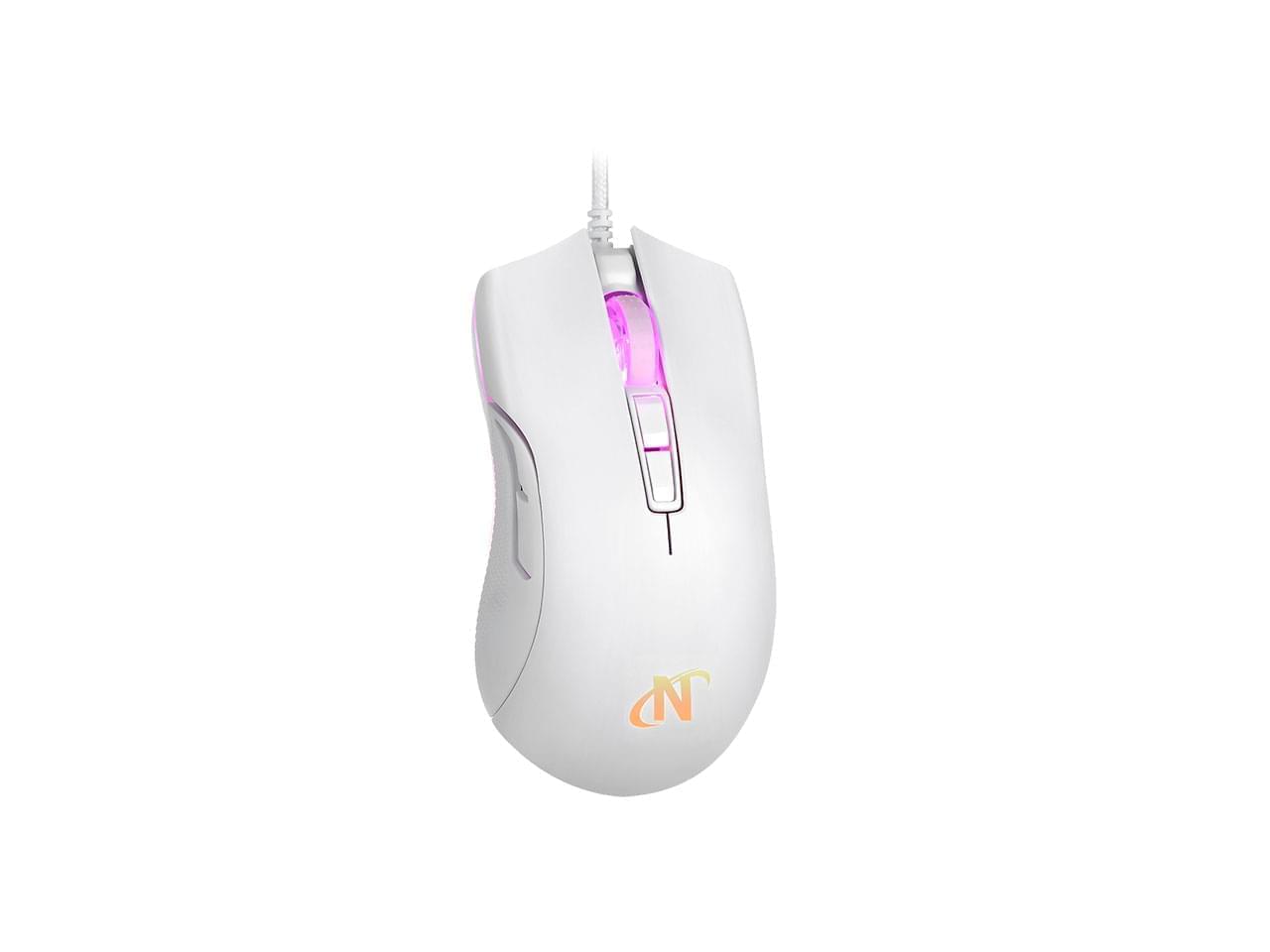 MOUSE GAMING USB NISUTA WHITE