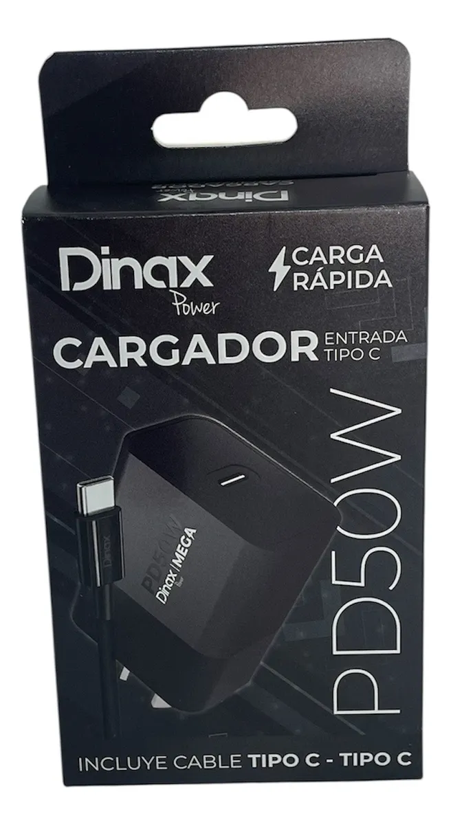 Cargador Dinax 50w Tipo C Power Delivery Carga Rápida