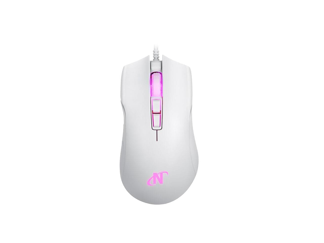 MOUSE GAMING USB NISUTA WHITE