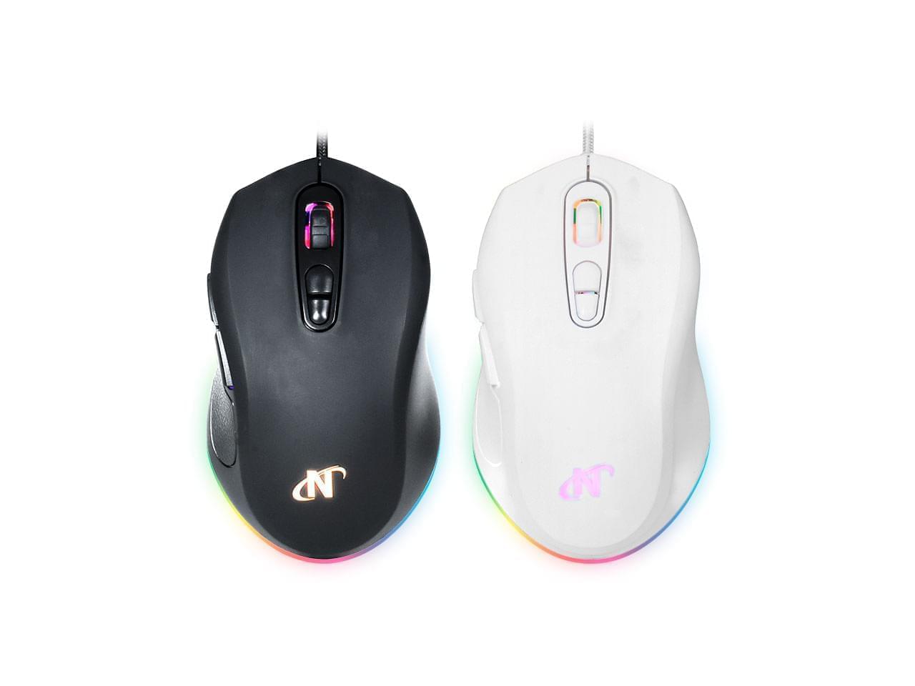 MOUSE GAMING USB NISUTA BLACK