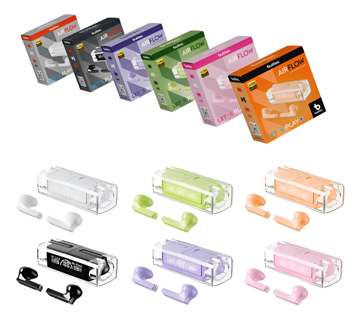 Auriculares airflow Bulltec