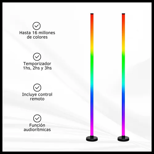 Luces RGB RITMICAS SPLICING FLOOR 120CM