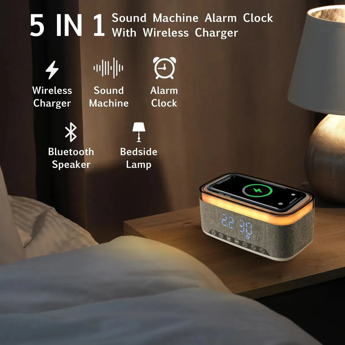 Parlante Inalámbrico Bluetooth + Carga telefono