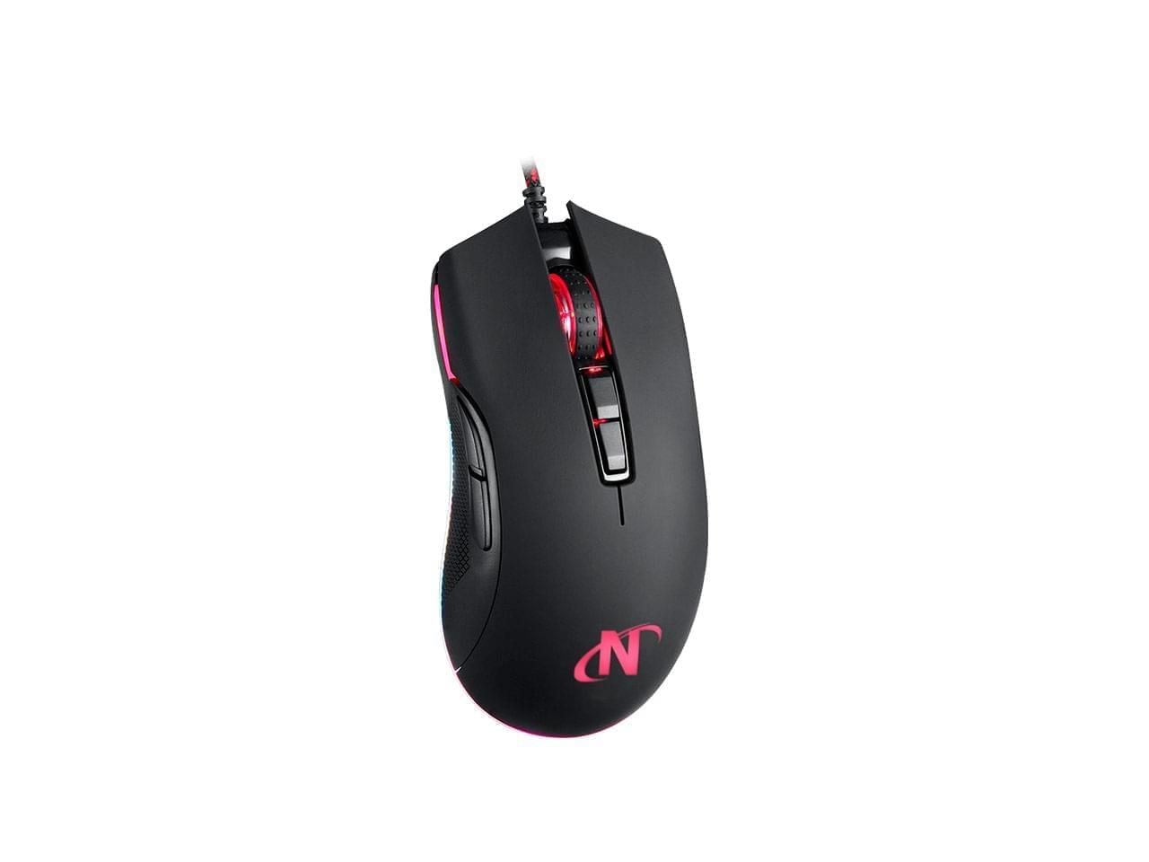 MOUSE GAMING USB NISUTA BLACK