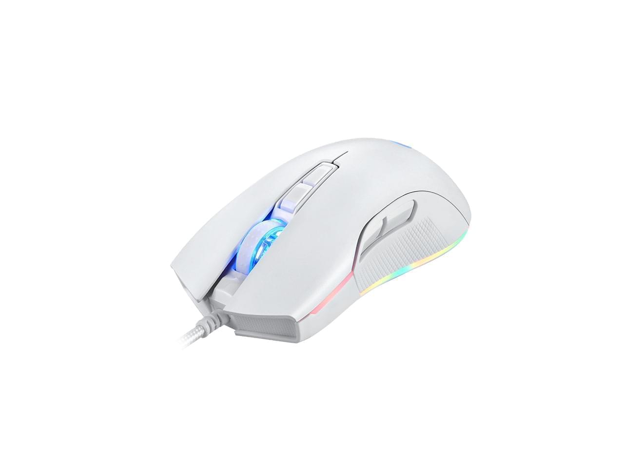 MOUSE GAMING USB NISUTA WHITE