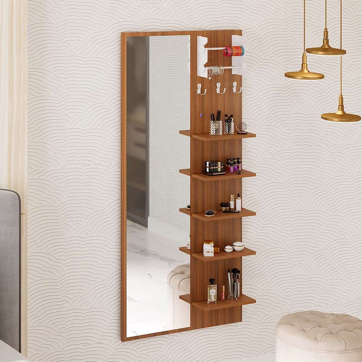 Abris Wall-mounted Mirror Shelf