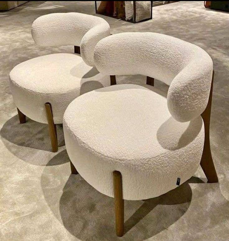Modern Curved Accent Chair