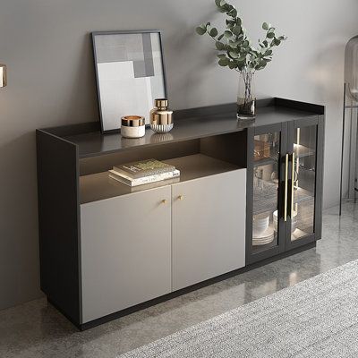 Stylish Silk Sideboard Cabinet