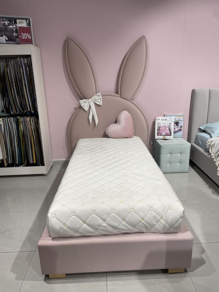 Pink Bunny Bed for Kids