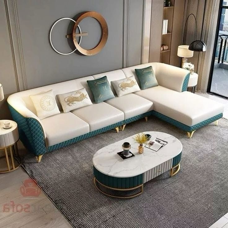 Modern L-Shaped Sofa- 101