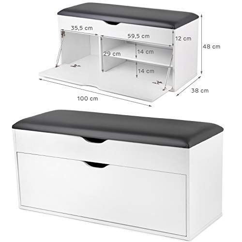 Modern Shoe Storage Bench