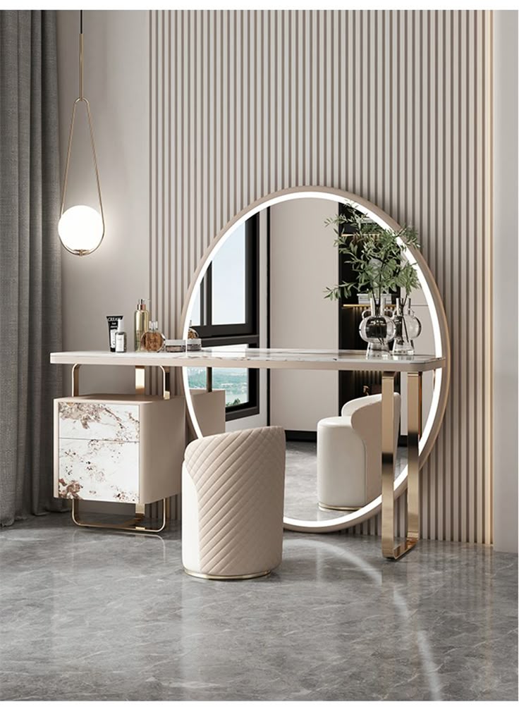 infinity Vanity Table Set