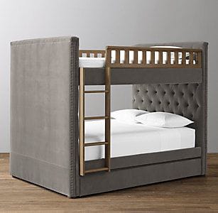 Luxury Upholstered Bunk Bed