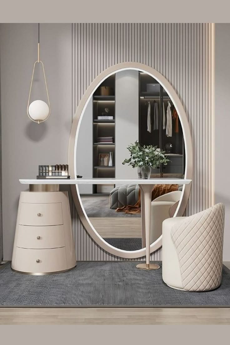 infinity Vanity Table Set