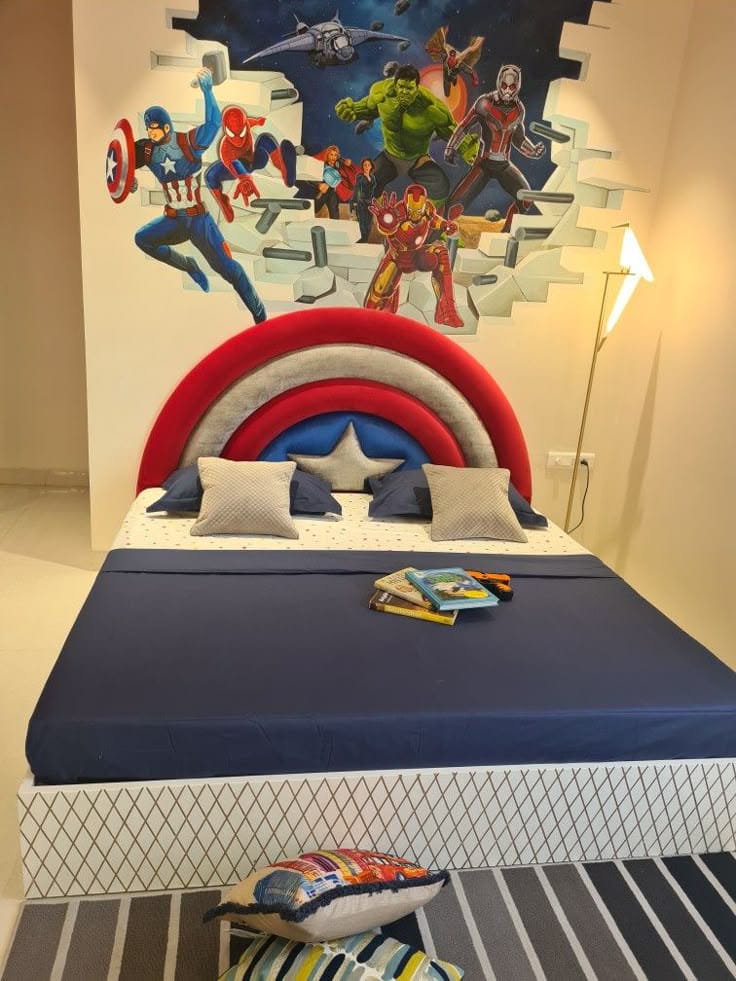 Marvel Superheroes Kids Bed