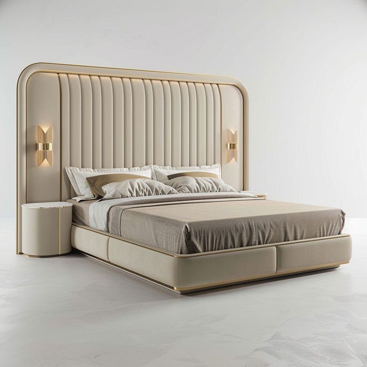 Florence Bed with Integrated Nightstands