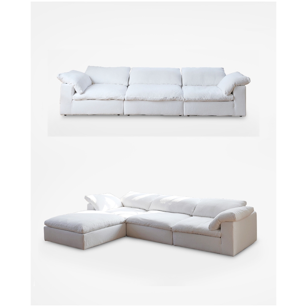 Cloud sofa L-shaped 