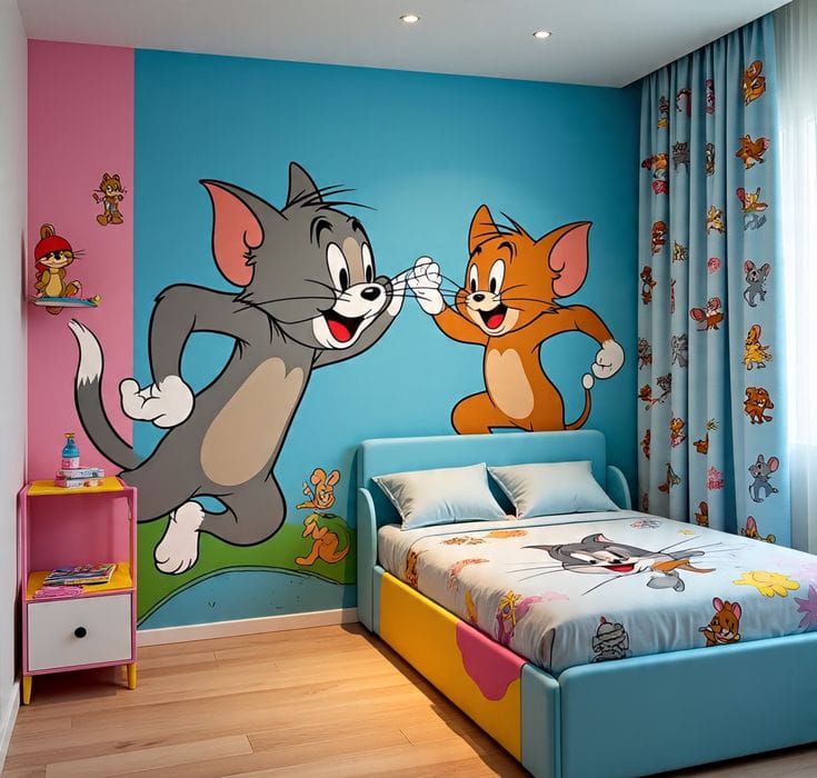 Tom and Jerry Kids Bedroom Set