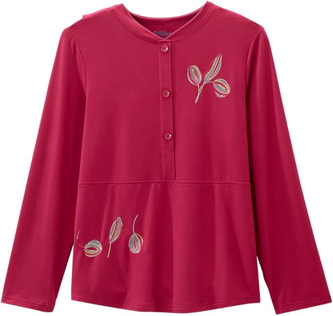 Women's Open Back - 3 Button Top