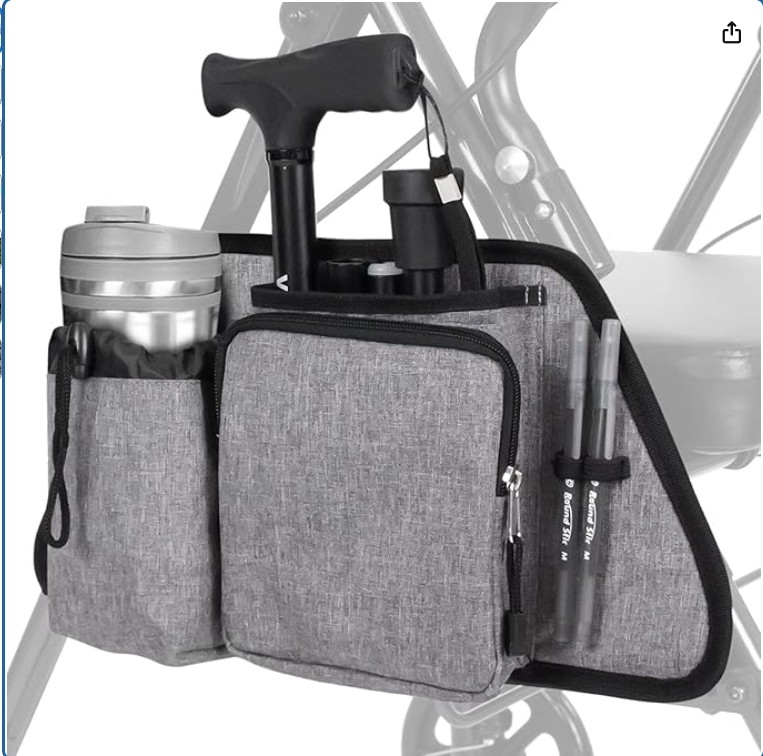 Vive Side Bag for Rollators, Wheelchairs, Walkers 
