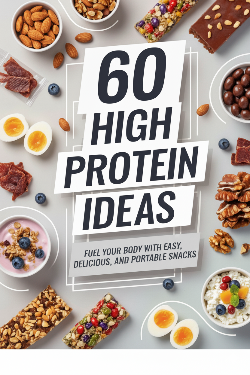 60 High Protein Snack Ideas: Fuel Your Body with Easy, Delicious, and Portable Snacks