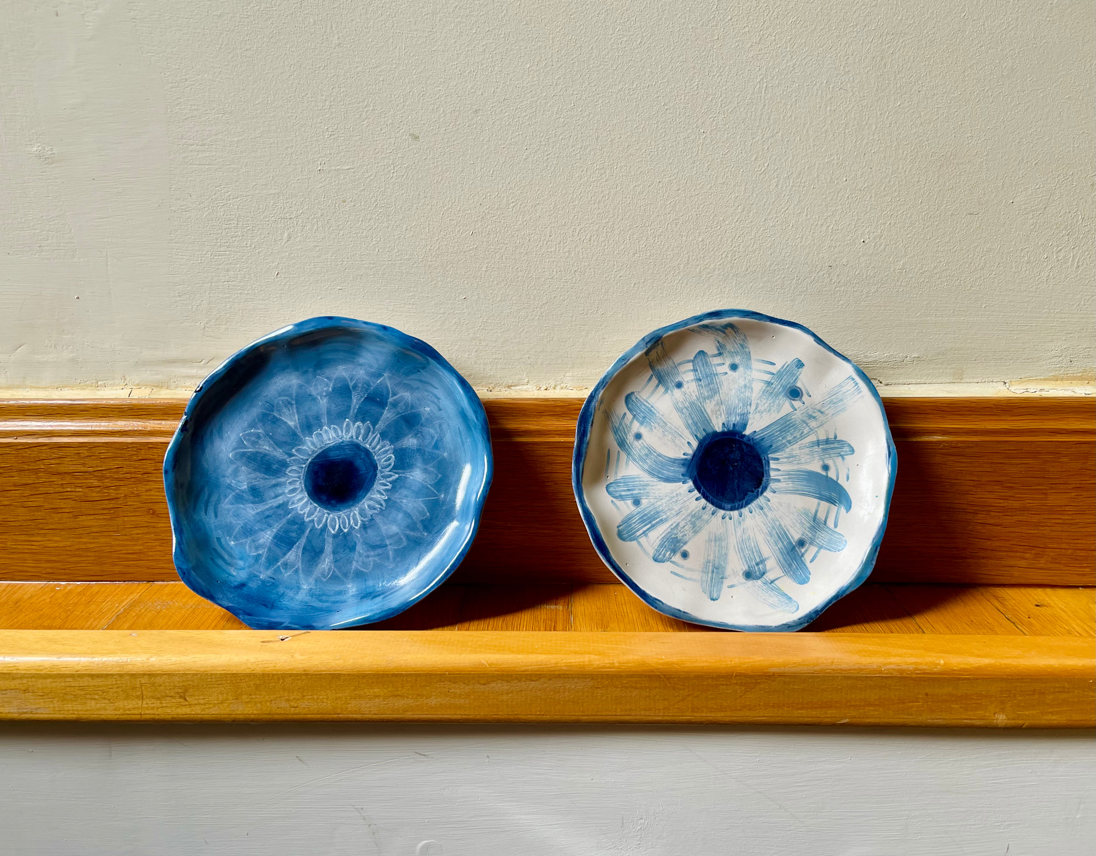 Assiettes Décoratives Indigo