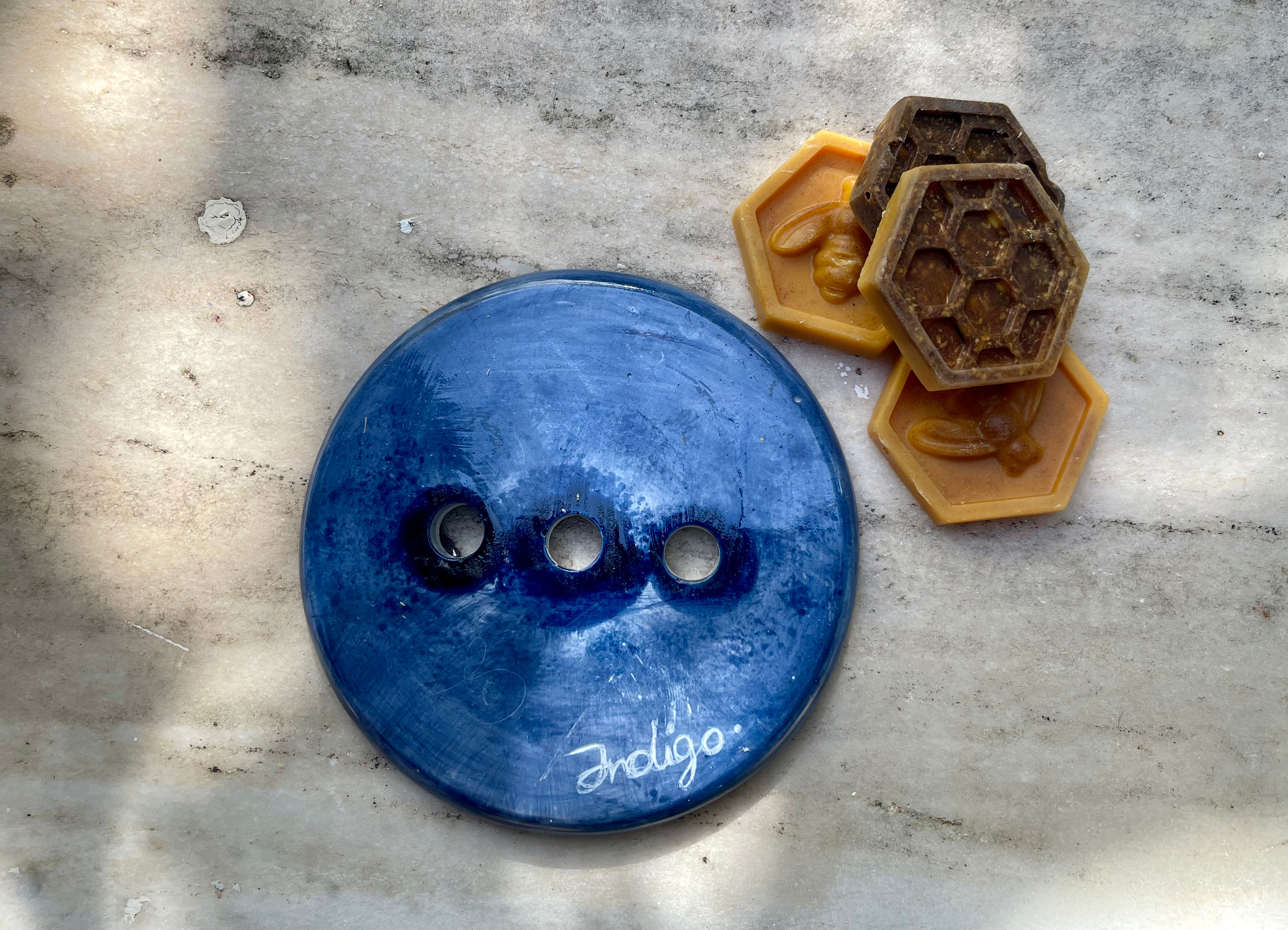 Indigo Soap Dish