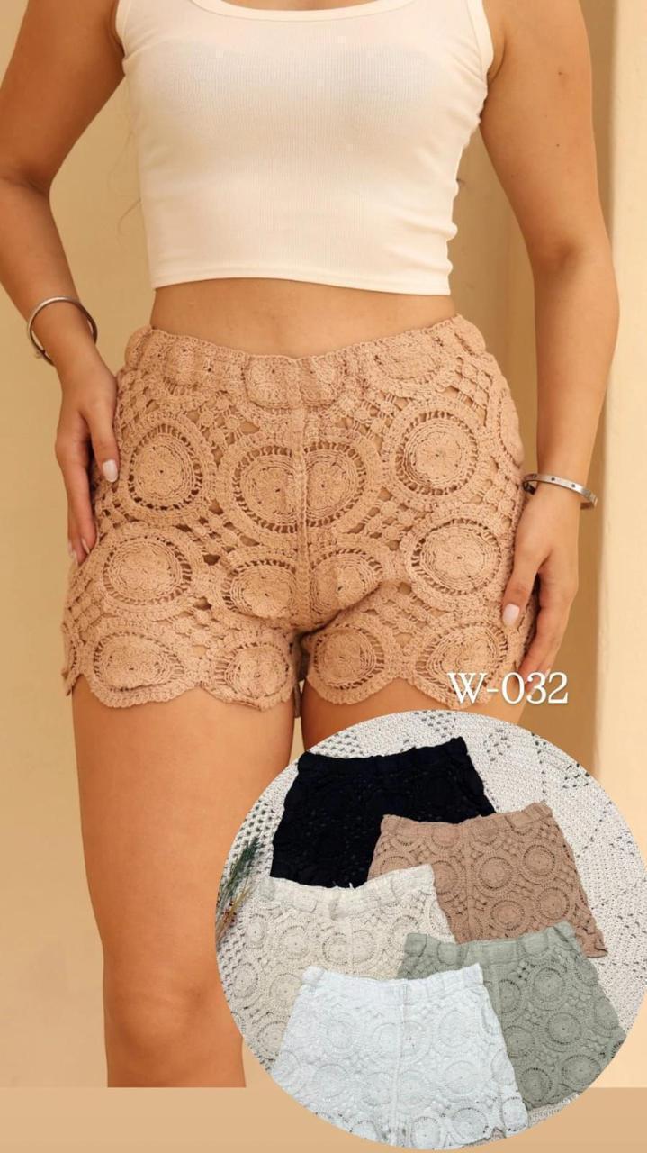 Women's Crochet Lace Shorts