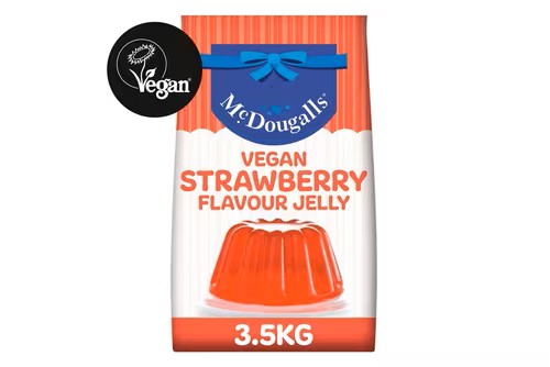 McDougalls Jelly Crystals Strawberry Vegan 3.5kg