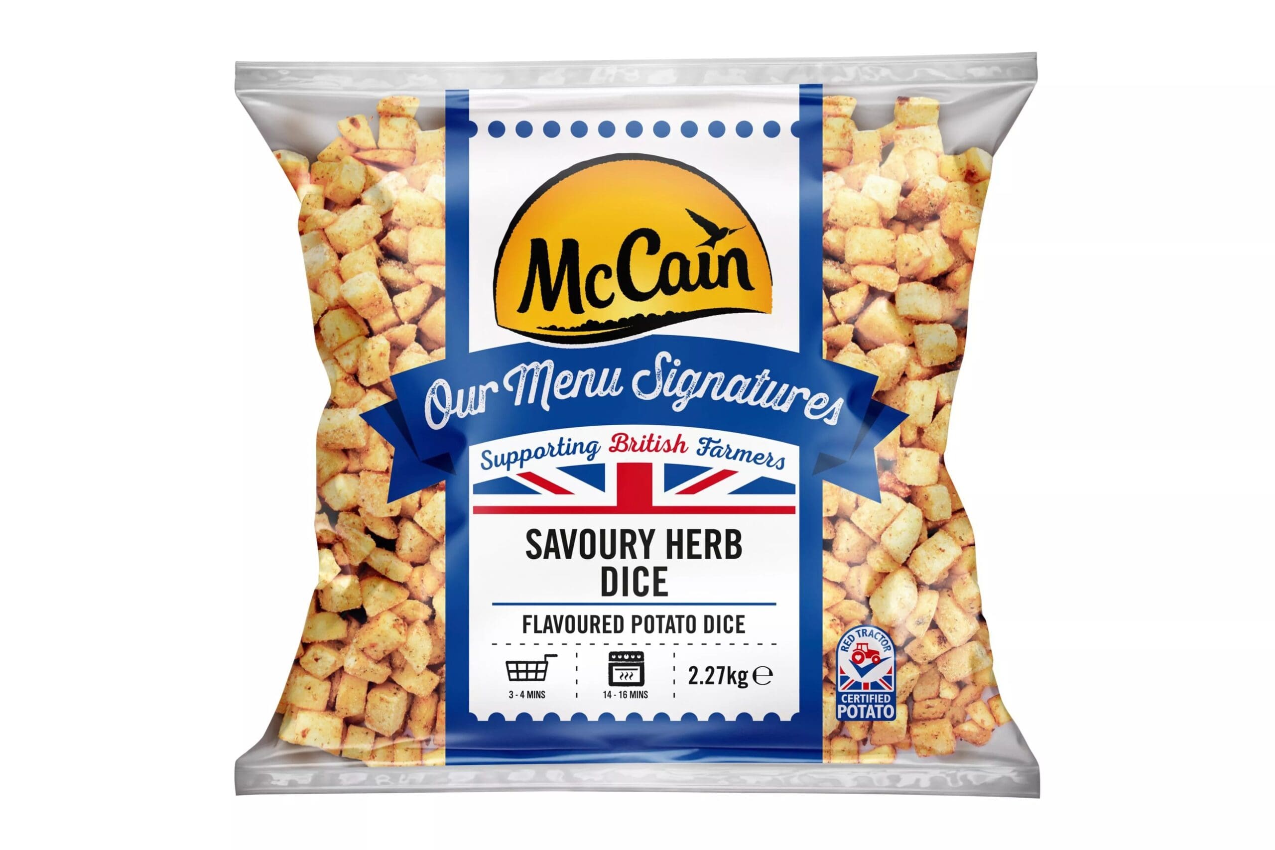 McCain Menu Signatures Savoury Herb Dice 2.27kg