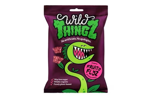 Wild Thingz Fruity Flyz Organic Vegan Sweets 130g